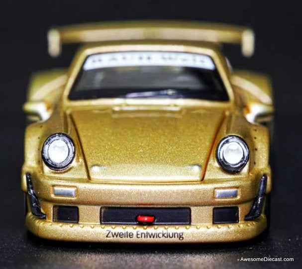 Porsche 903 RWB Customized, Gold Metallic 1:64 Diecast Model Car by TPC
