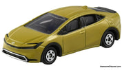 Toyota Prius, Metallic Yellow 1:65 Diecast Model Car by Tomica