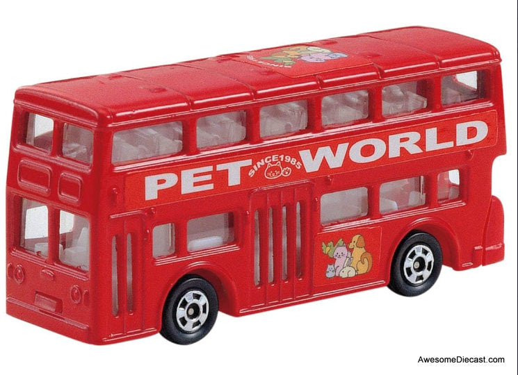 London Double Decker Bus 1:130 Diecast Model Bus by Tomica