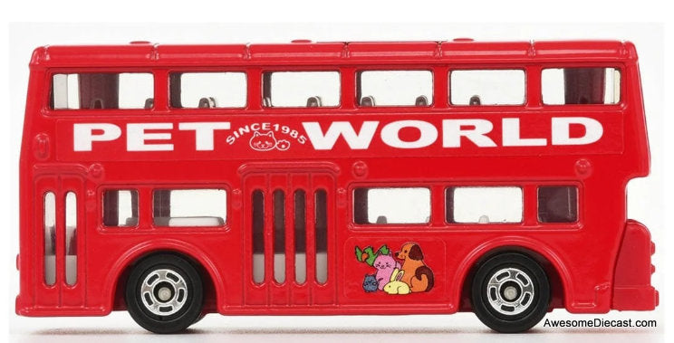 London Double Decker Bus 1:130 Diecast Model Bus by Tomica