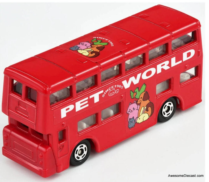 London Double Decker Bus 1:130 Diecast Model Bus by Tomica