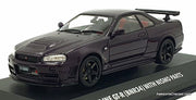 Nissan Skyline GT-R R34 w/Nismo Parts, Midnight Purple 1:43 Diecast Model Car by Solido