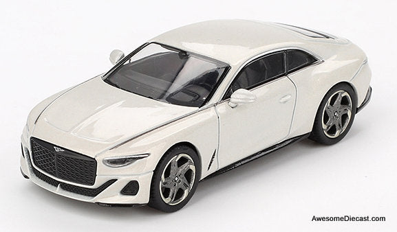 Bentley Batur Bonneville, Pearlescent White 1:64 Diecast Model Car by Mini GT