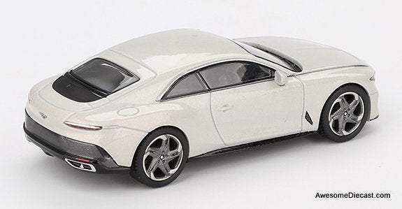 Bentley Batur Bonneville, Pearlescent White 1:64 Diecast Model Car by Mini GT