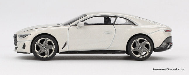 Bentley Batur Bonneville, Pearlescent White 1:64 Diecast Model Car by Mini GT