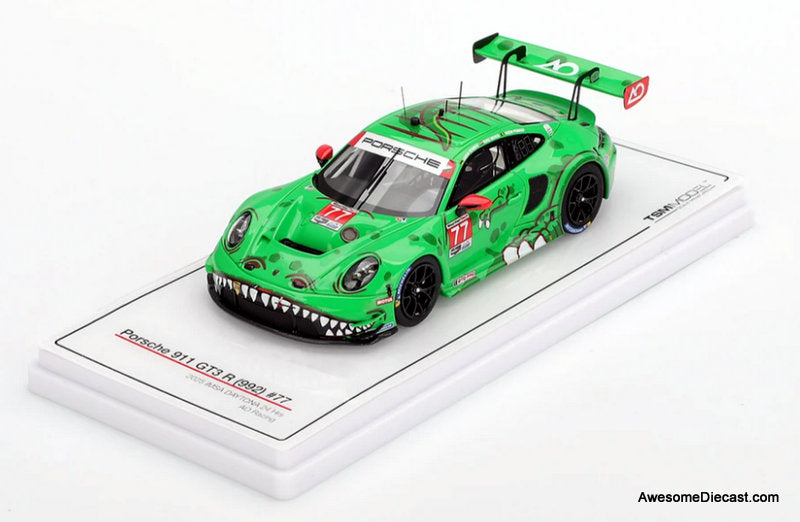 Porsche 911 GT3 R (992) #77 2025 IMSA Daytona 24Hours AO Racing 1:43 Resin Cast Model Car by TSM Model