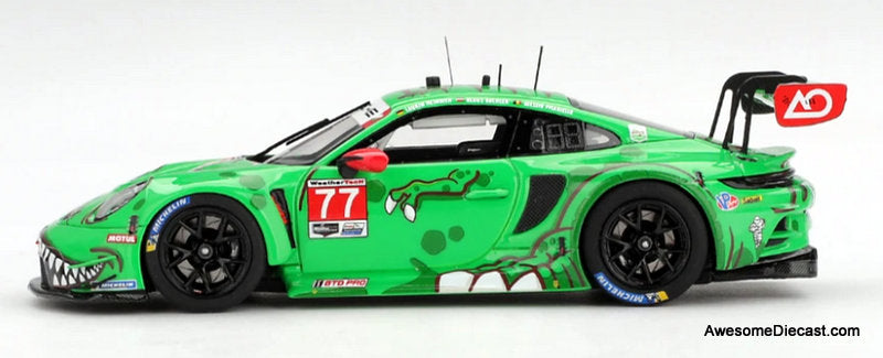 Porsche 911 GT3 R (992) #77 2025 IMSA Daytona 24Hours AO Racing 1:43 Resin Cast Model Car by TSM Model