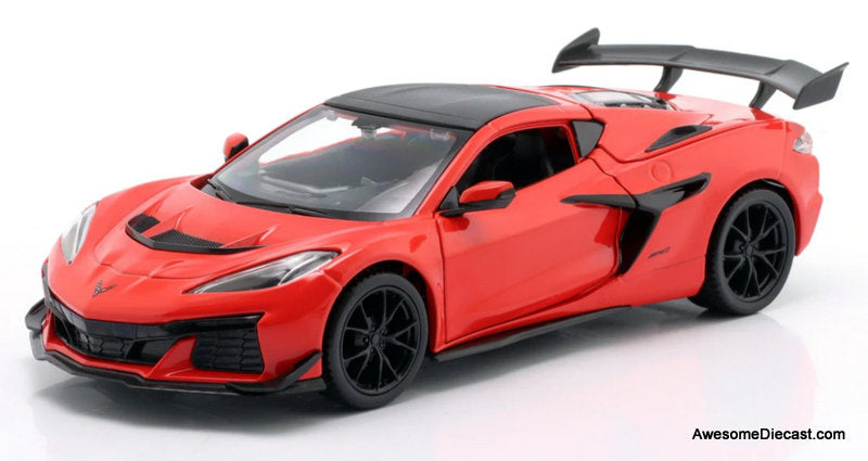 2025 Corvette ZR1 Coupe, Red 1:24 Diecast Model Car by Maisto