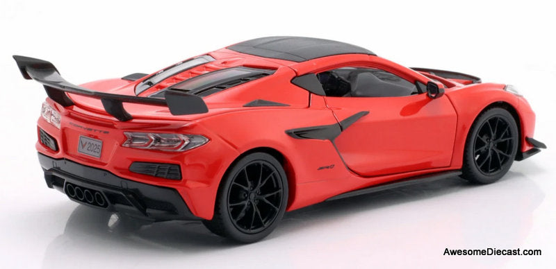 2025 Corvette ZR1 Coupe, Red 1:24 Diecast Model Car by Maisto