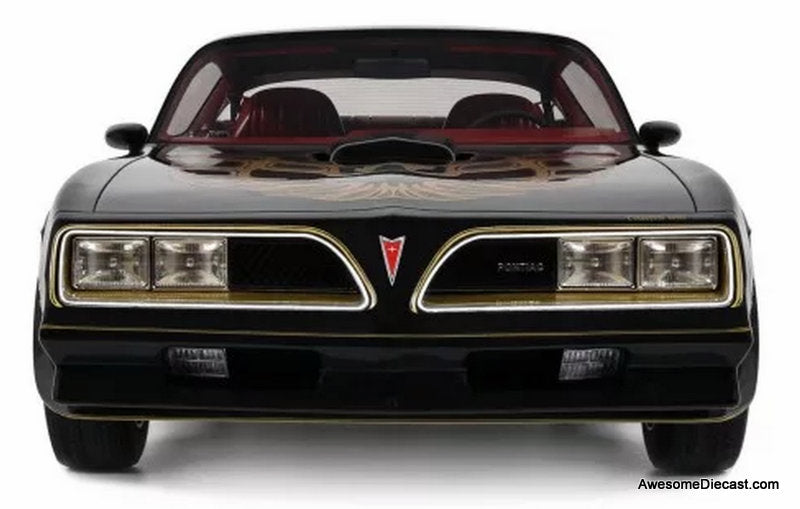 1978 Pontiac Trans Am, Starlight Black/Gold 1:12 Resin Cast Model Car by Otto
