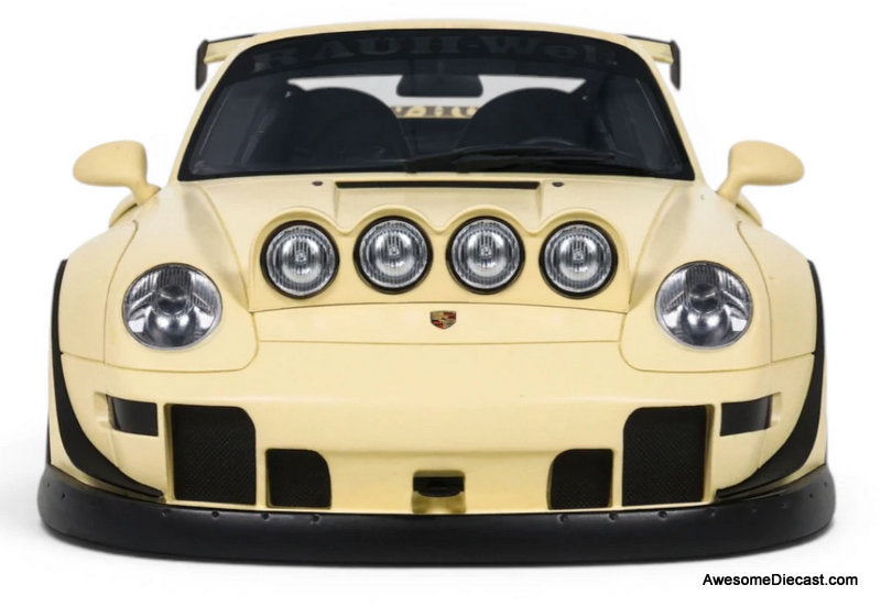 2023 RWB Porsche, Sandstorm Beige 1:18 Resin Cast Model Car by GT Spirit