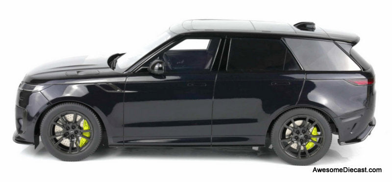 2024 Range Rover Sport SV Edition Two, Ligurian Black 1:12 Resin Cast Model Car by GT Spirit