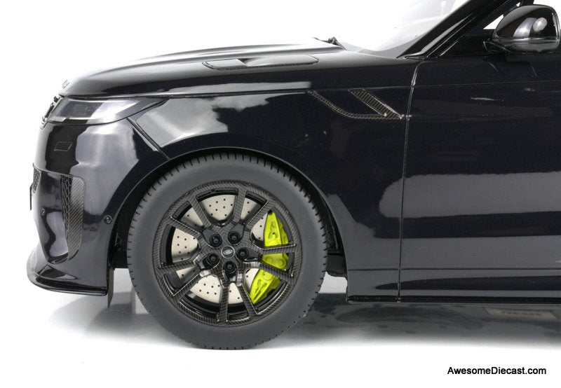 2024 Range Rover Sport SV Edition Two, Ligurian Black 1:12 Resin Cast Model Car by GT Spirit