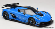 2025 Koenigsegg Jesko, Blue 1:18 Resin Cast Model Car by GT Spirit