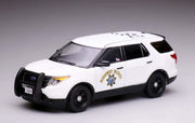 2013 Ford Police Interceptor Utility: California Highway Patrol Polar Bear 1:64 Diecast Model Car by 596 Model