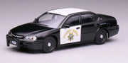 Chevrolet Impala Black Slick Top California Highway Patrol 1:64 Diecast Model Car by 596 Model