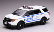 2013 Ford Explorer SUV New York Police NYPD 1:64 Diecast Model Car by 596 Model