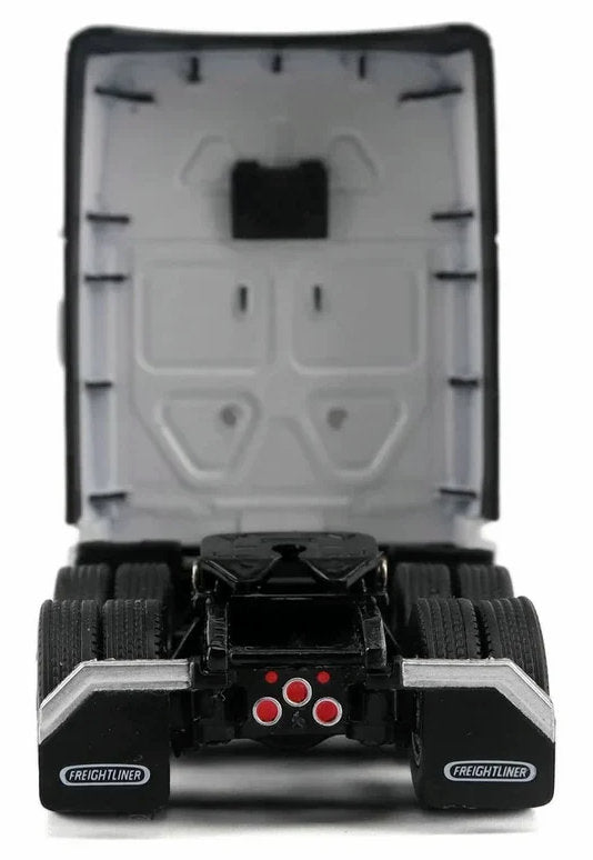 2025 Freightliner Cascadia Gen-5 Sleeper Tractor, Winter White 1:64 Diecast Model Truck by Diecast Masters