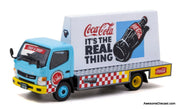 Mitsubishi Fuso Canter, Coca-Cola Advertisement Truck 1:64 Diecast Model Truck by Tarmac Works