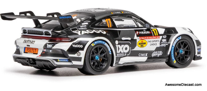 2025 Porsche 992 Rally GT #17  Rally De Wallonie 1:43 Diecast Model Car by IXO