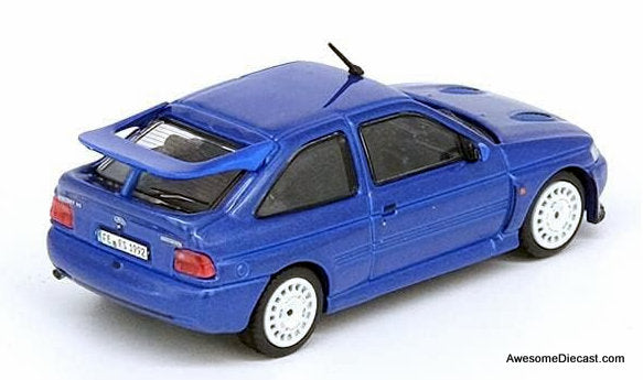 Ford Escort RS Cosworth, Metallic Blue  (OZ Rally Racing Wheels) 1:64 diecast Model Car by Inno64