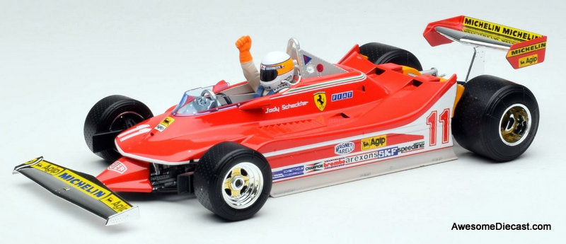 Ferrari 312T4 #11 J. Scheckter Italian Grand Prix F1 World Champion 1979 1:18 Diecast Model Car by Burago