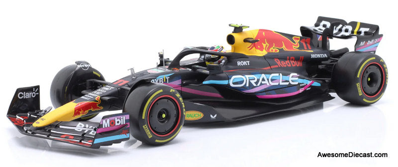 Red Bull Formula 1 RB19 Team Oracle Red Bull Racing #11 1:18 Diecast Model Car by Burago