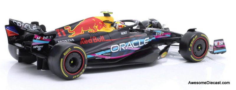 Red Bull Formula 1 RB19 Team Oracle Red Bull Racing #11 1:18 Diecast Model Car by Burago