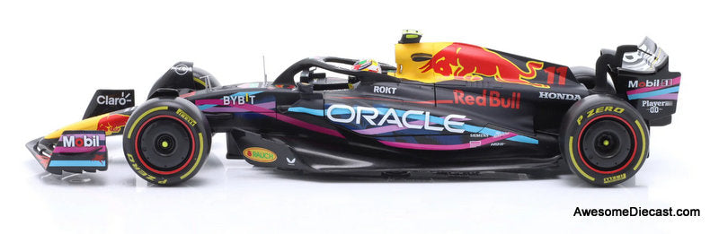 Red Bull Formula 1 RB19 Team Oracle Red Bull Racing #11 1:18 Diecast Model Car by Burago