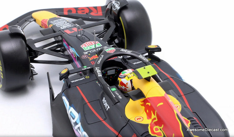 Red Bull Formula 1 RB19 Team Oracle Red Bull Racing #11 1:18 Diecast Model Car by Burago