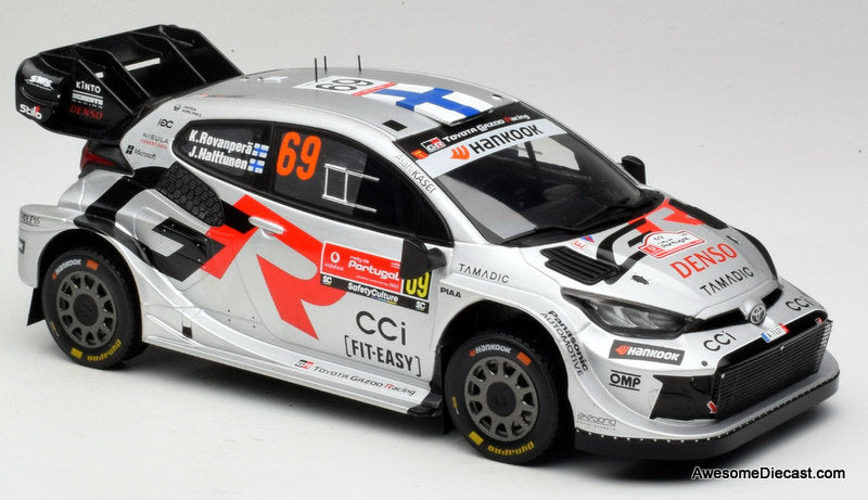 Toyota GR Yaris Rally #69 2025 Portugal Rally 1:18 Diecast Model Car by IXO