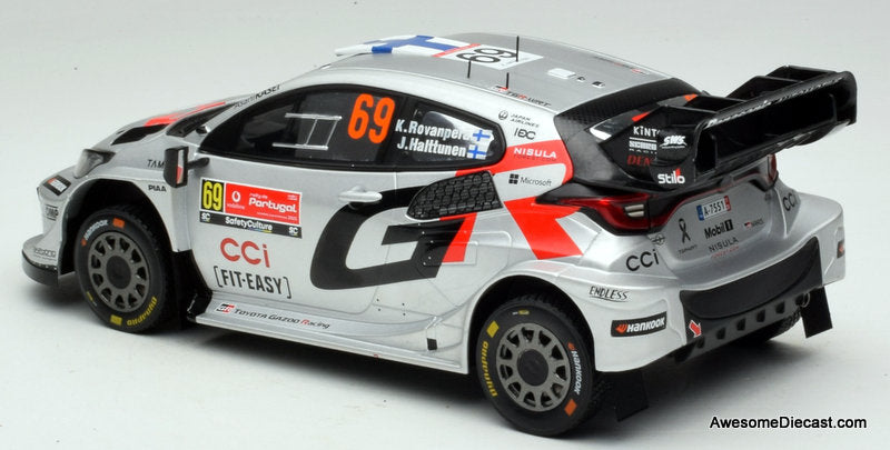 Toyota GR Yaris Rally #69 2025 Portugal Rally 1:18 Diecast Model Car by IXO