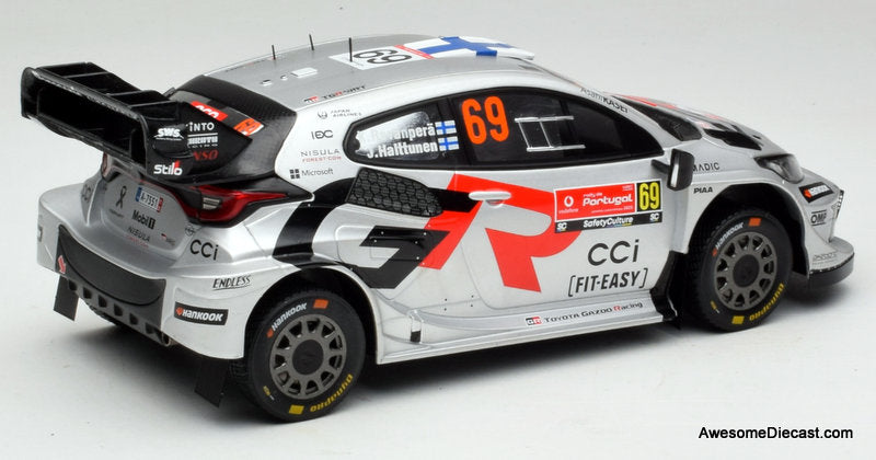 Toyota GR Yaris Rally #69 2025 Portugal Rally 1:18 Diecast Model Car by IXO