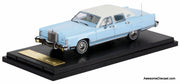 1979 Lincoln Continental Town Car, Wedgewood Blue 1:64 Diecast Model Car by Sun Star