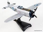 P-47 Thunderbolt "Kansas Tornado II" 1:100 Diecast Model Plane by Postage Stamp