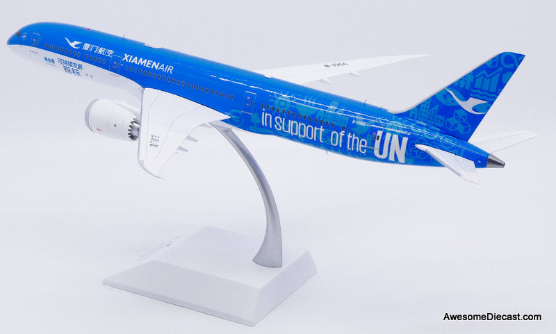 Boeing 787-9 Xiamen Airlines (Reg #B-1356) "In Support Of The UN" 1:200 Diecast Model Plane by JC Wings