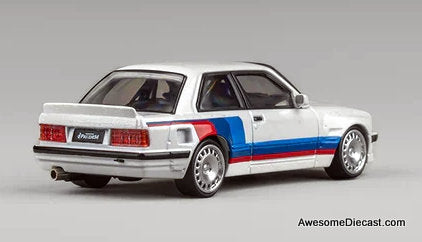 Pandem BMW M3 E30, White 1:64 Diecast Model Car by CM Model