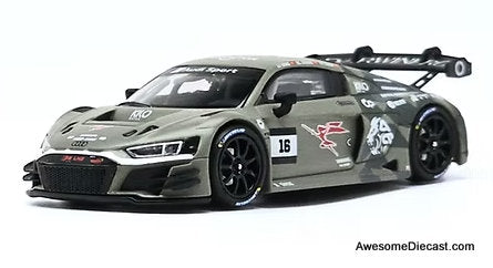 Darwin Pro Audi R8 LMS GT3 EVO 2, Green 1:64 Diecast Model Car by Kilo Works