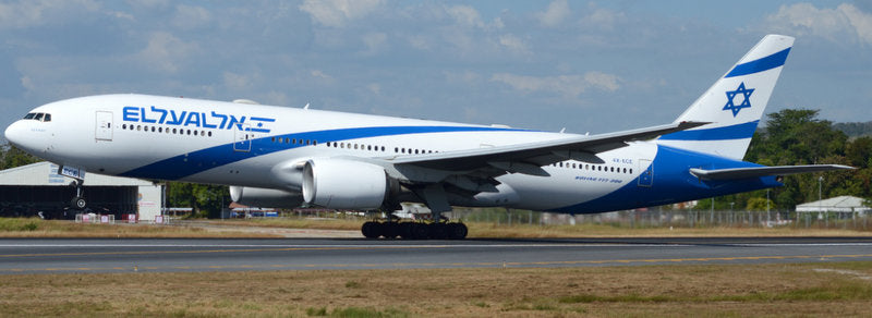 Boeing 777-200ER El Al (Reg #4X-ECE) 1:400 Diecast Model Plane by