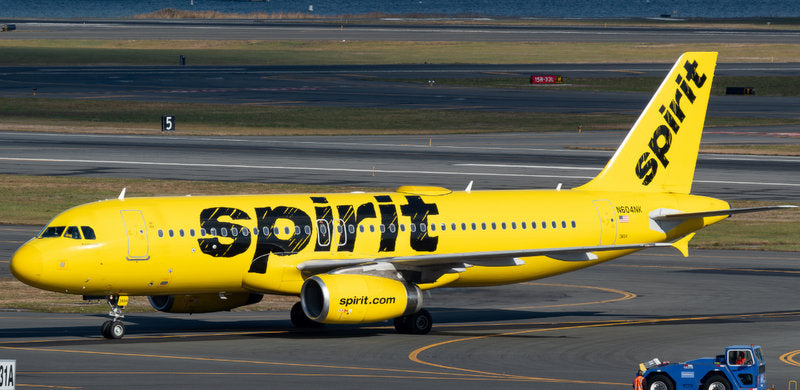 Airbus A320 Spirit Airlines (Reg #N604NK) Final Revenue Flight 1:400 Diecast Model Plane by Gemini Jets