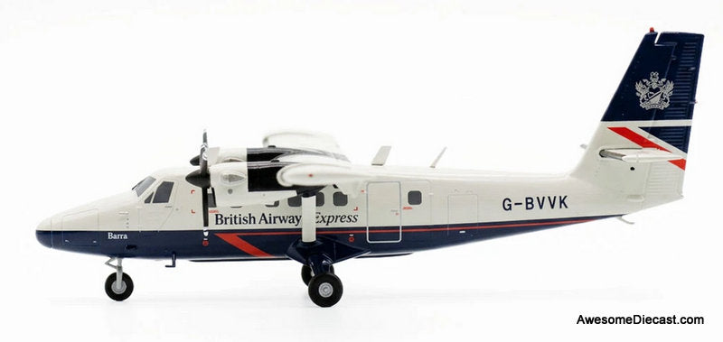 De Havilland DHC-6-300 British Airways Express/Loganair (Reg #G-BVVK) 1:200 Diecast Model Plane by Gemini 200