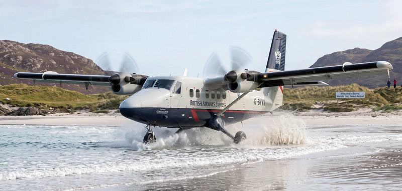 De Havilland DHC-6-300 British Airways Express/Loganair (Reg #G-BVVK) 1:200 Diecast Model Plane by Gemini 200