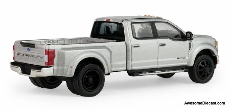 2022 Ford F-450 Super Duty Pick-Up Truck, Iconic Silver 1:64 Diecast Truck by Greenlight