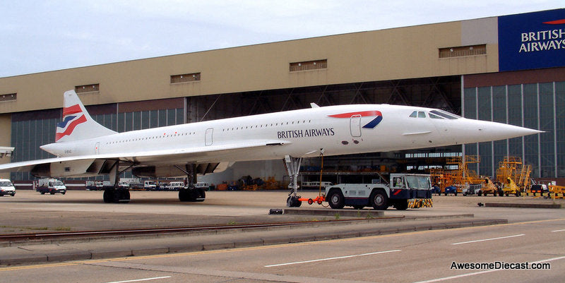 Concorde: British Airways (Reg #G-BOAD) 1:200 Diecast Model Plane by Gemini 200