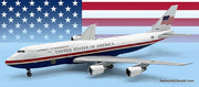 Boeing VC-25B (Reg #31000) Air Force One 1:200 Diecast Model Plane by Gemini 200