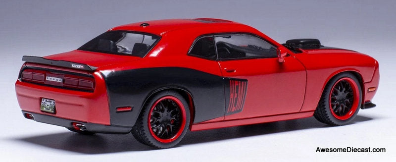 2009 Dodge Challenger SRT8, Red/Black 1:43 Diecast Model Car by IXO