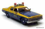 1974 Dodge Monaco, New York State Police 1:87 ABS Plastic Model Car by Brekina