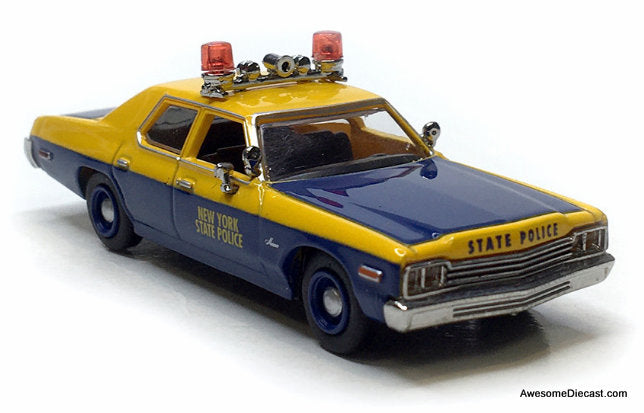 1974 Dodge Monaco, New York State Police 1:87 ABS Plastic Model Car by Brekina