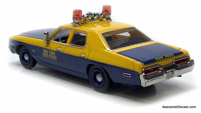 1974 Dodge Monaco, New York State Police 1:87 ABS Plastic Model Car by Brekina