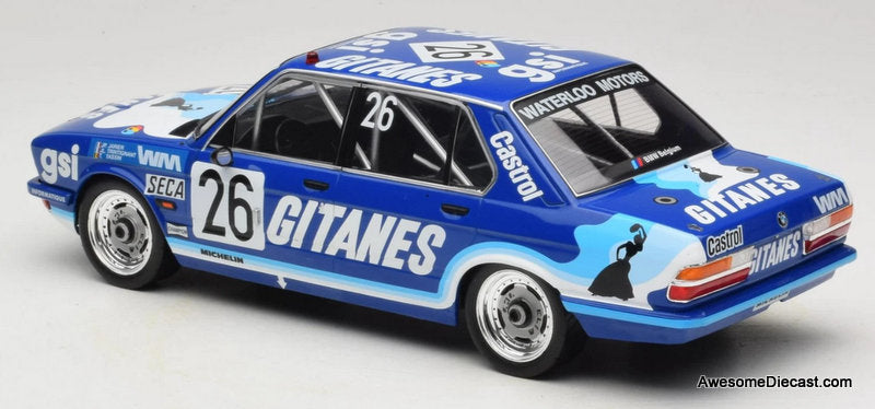 1982 BMW 528i Gitanes Livery #26 1982 24Hr Spa 1:18 Diecast Model Car by IXO